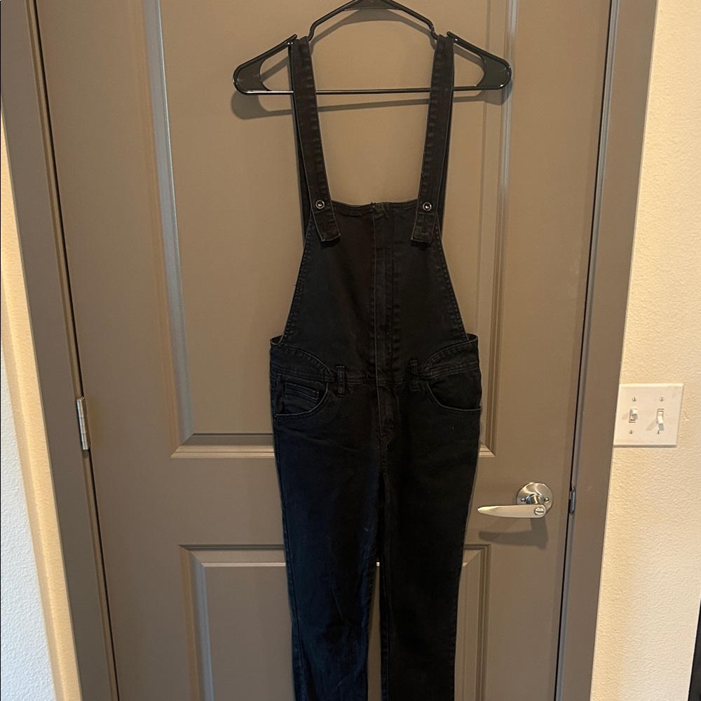 Slim Fit Denim Overalls